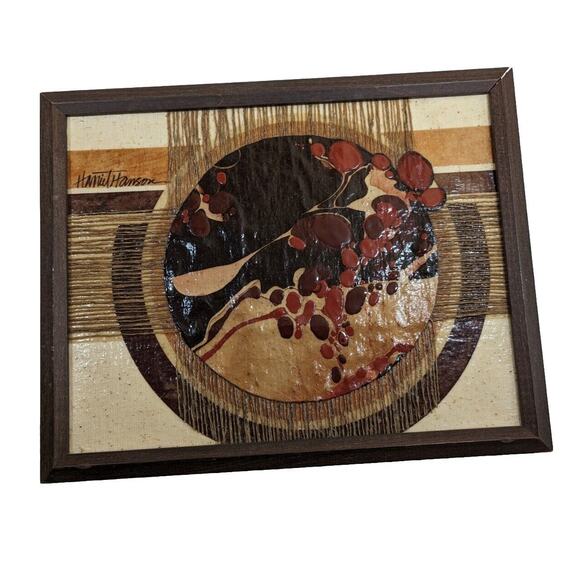Harriet Hanson Mixed Media Artist 1970's 15" X 12" Chicago Artist See Photos - Picture 12 of 12